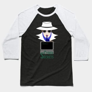 Lady White (Cyber Secrets Cauc): A Cybersecurity Design Baseball T-Shirt